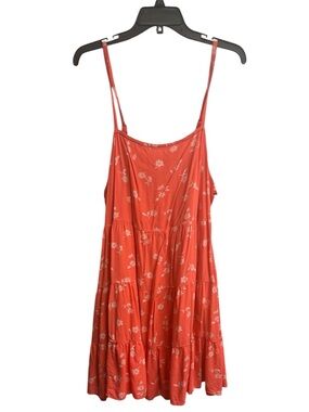 Old Navy 100% Viscose Floral Tiered Swing Dress Size XL